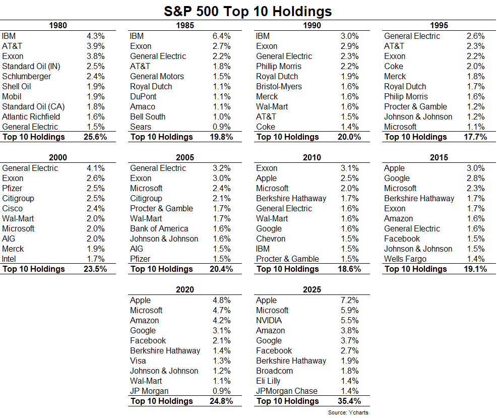 The Top 10 Stocks in the S&P 500 – Go Health Pro